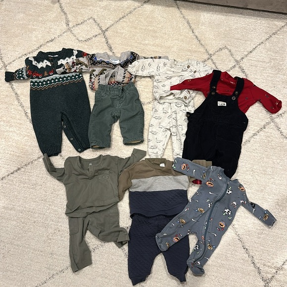 Cold Weather Baby Boy Clothing Bundle - Picture 2 of 7